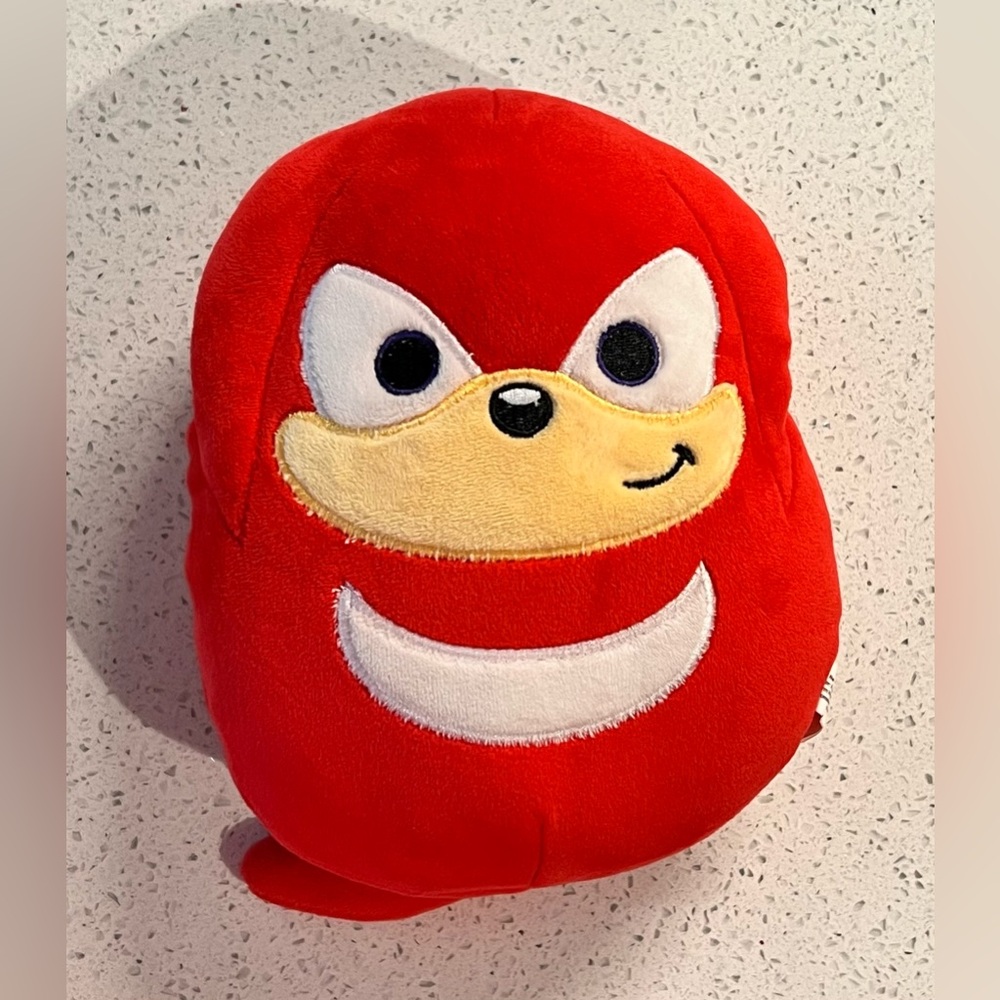 Sonic The Hedgehog Knuckles Plush Red Stuffed Toy